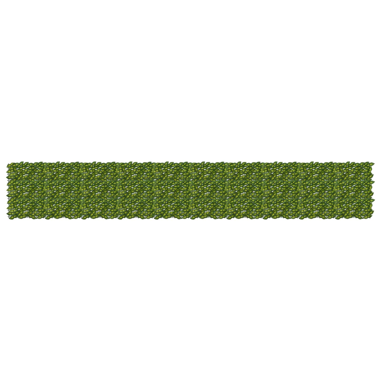 Balkonscherm met bladeren Groen en Geel 500 x 75 cm