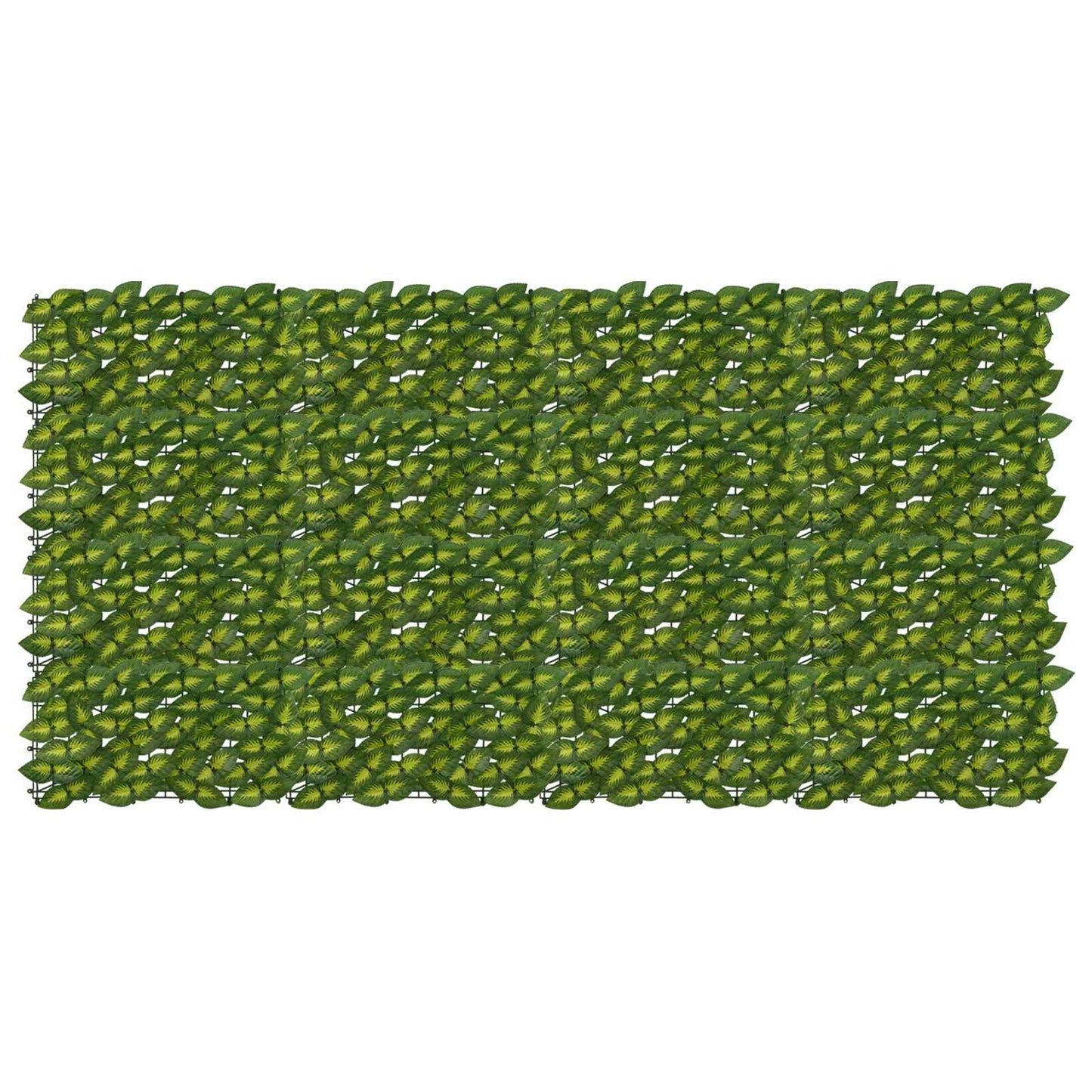 Balkonscherm met bladeren Groen en Geel 200 x 100 cm