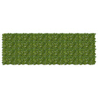 Balcony Screen with Leaves Green and Yellow 300 x 100 cm