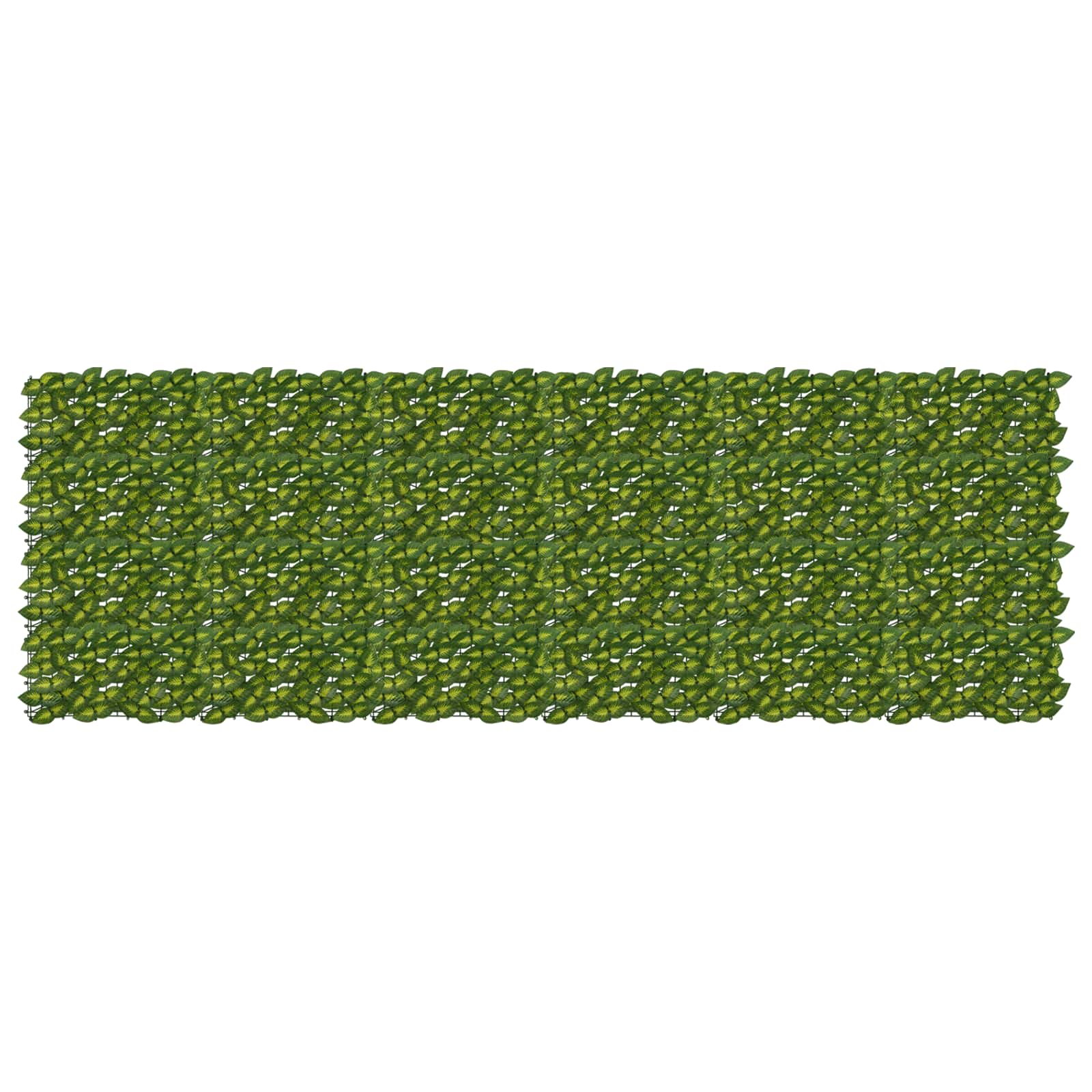 Balkonscherm met bladeren Groen en Geel 300 x 100 cm