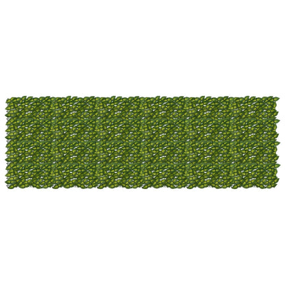 Balkonscherm met bladeren Groen en Geel 300 x 100 cm