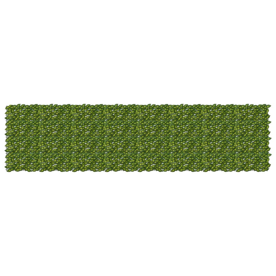 Balkonscherm met bladeren Groen en Geel 400 x 100 cm