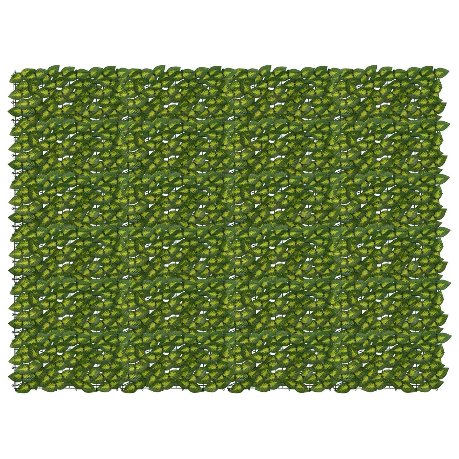 Balkonscherm met bladeren Groen en Geel 200 x 150 cm