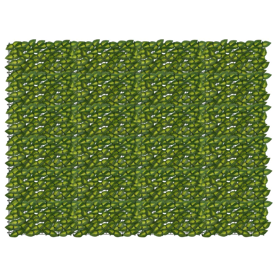 Balkonscherm met bladeren Groen en Geel 200 x 150 cm