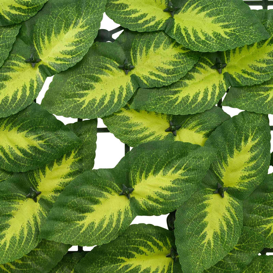 Balkonscherm met bladeren Groen en Geel 300 x 150 cm