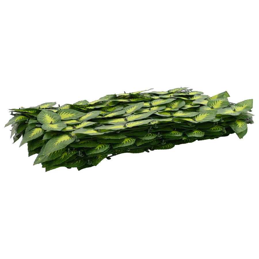 Balkonscherm met bladeren Groen en Geel 300 x 150 cm