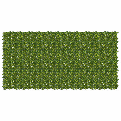 Balkonscherm met bladeren Groen en Geel 300 x 150 cm