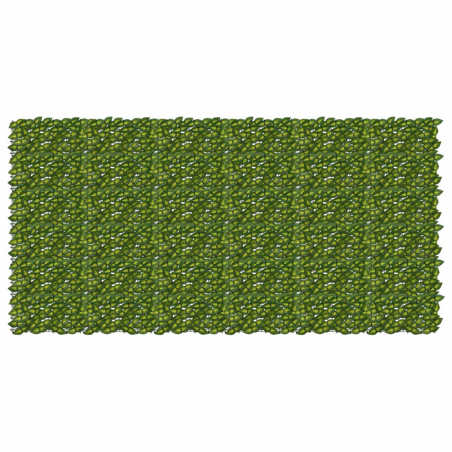 Balkonscherm met bladeren Groen en Geel 300 x 150 cm