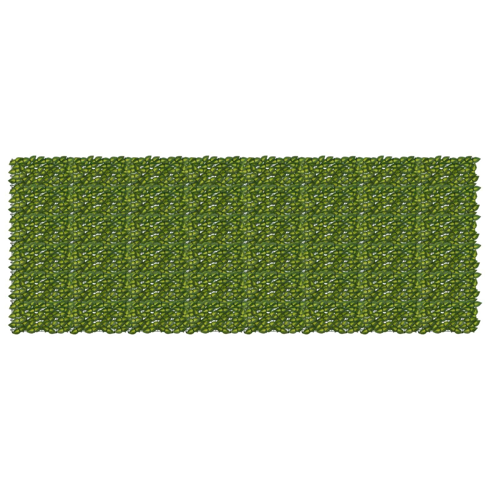 Balkonscherm met bladeren Groen en Geel 400 x 150 cm
