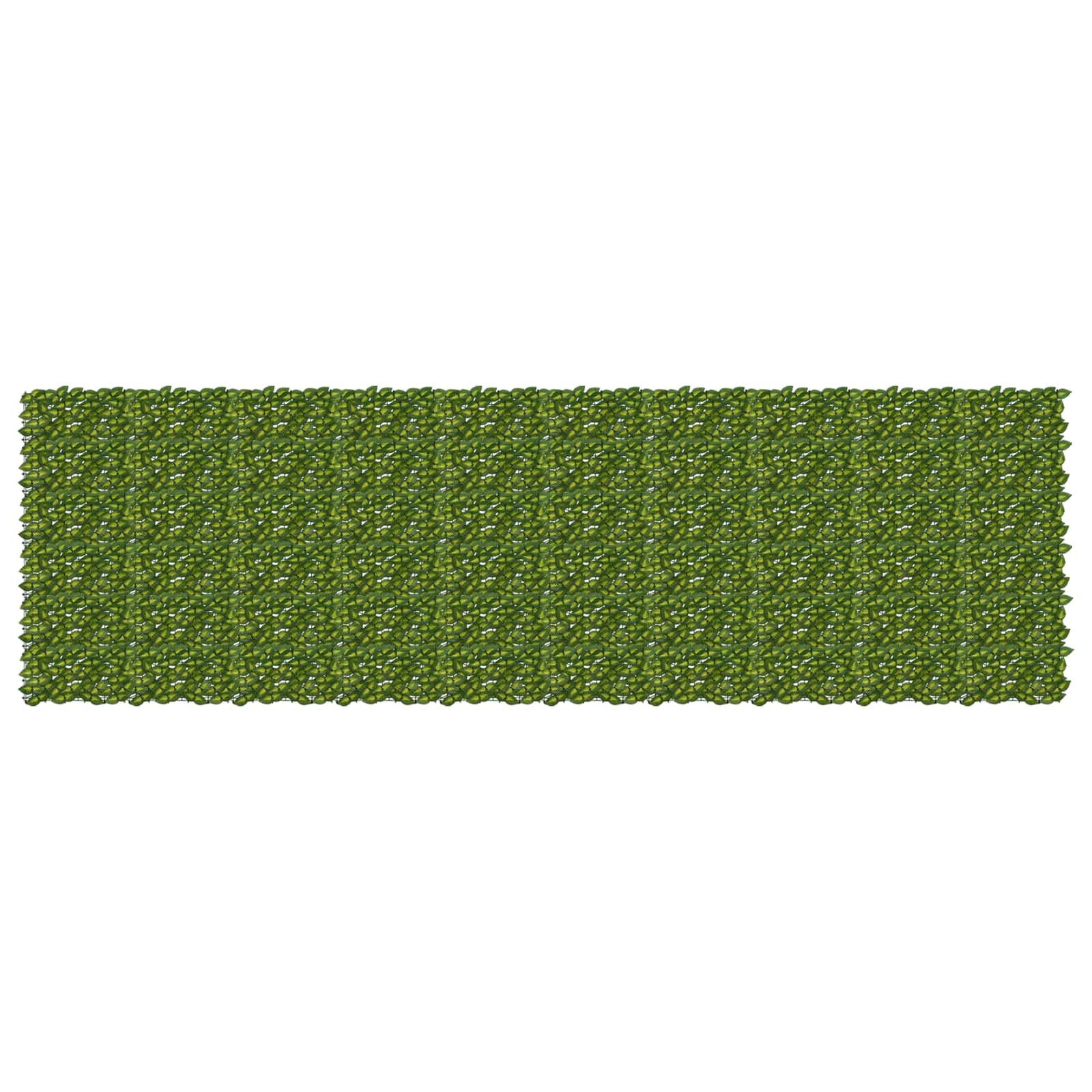 Balkonscherm met bladeren Groen en Geel 500 x 150 cm