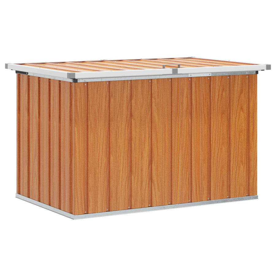 Buitenopslagdoos Hout 109 x 67 x 65 cm Gegalvaniseerd staal