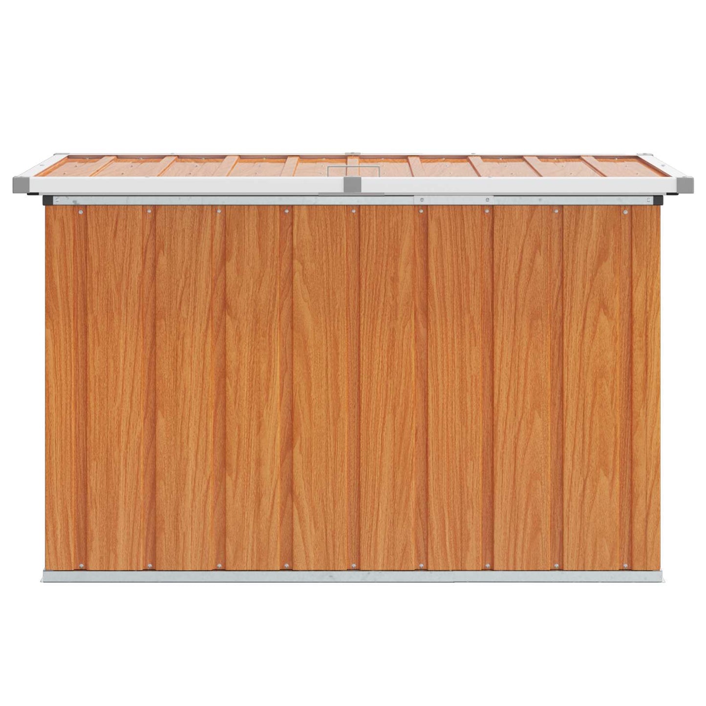 Buitenopslagdoos Hout 109 x 67 x 65 cm Gegalvaniseerd staal