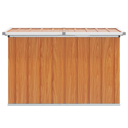 Buitenopslagdoos Hout 109 x 67 x 65 cm Gegalvaniseerd staal