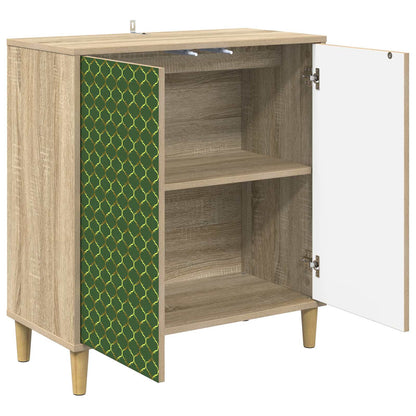 Dressoir GELEEN Sonoma 69 x 33 x 75 cm Bewerkt hout