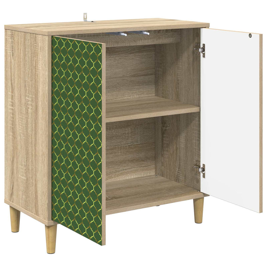 Dressoir GELEEN Sonoma 69 x 33 x 75 cm Bewerkt hout