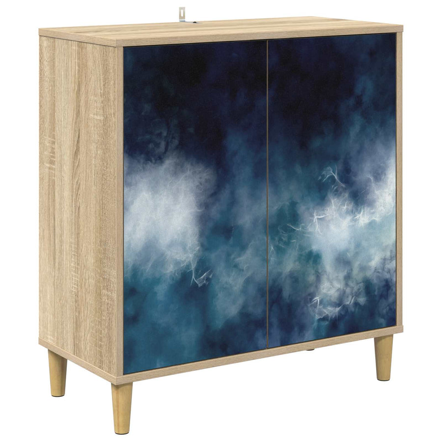 Dressoir RAALTE Sonoma 69 x 33 x 75 cm Bewerkt hout