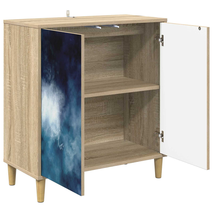 Dressoir RAALTE Sonoma 69 x 33 x 75 cm Bewerkt hout