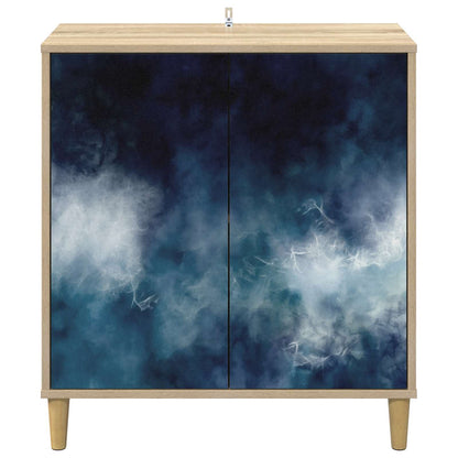 Dressoir RAALTE Sonoma 69 x 33 x 75 cm Bewerkt hout