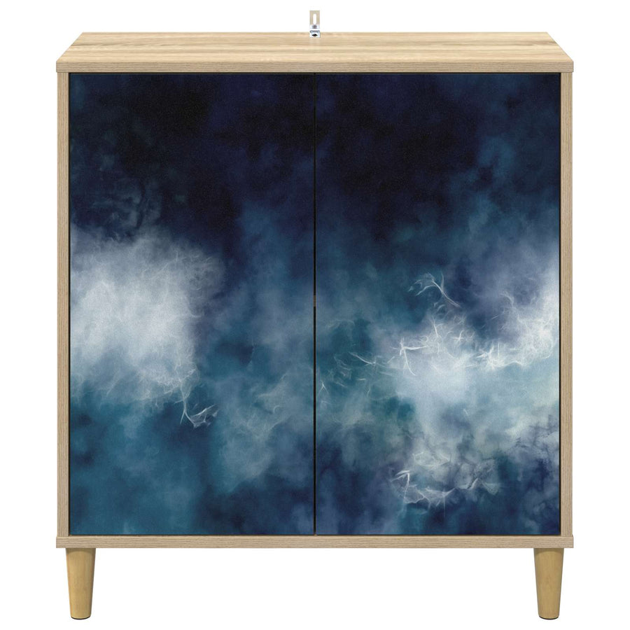 Dressoir RAALTE Sonoma 69 x 33 x 75 cm Bewerkt hout