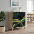 Dressoir WIJHE Sonoma 69 x 33 x 75 cm Bewerkt hout