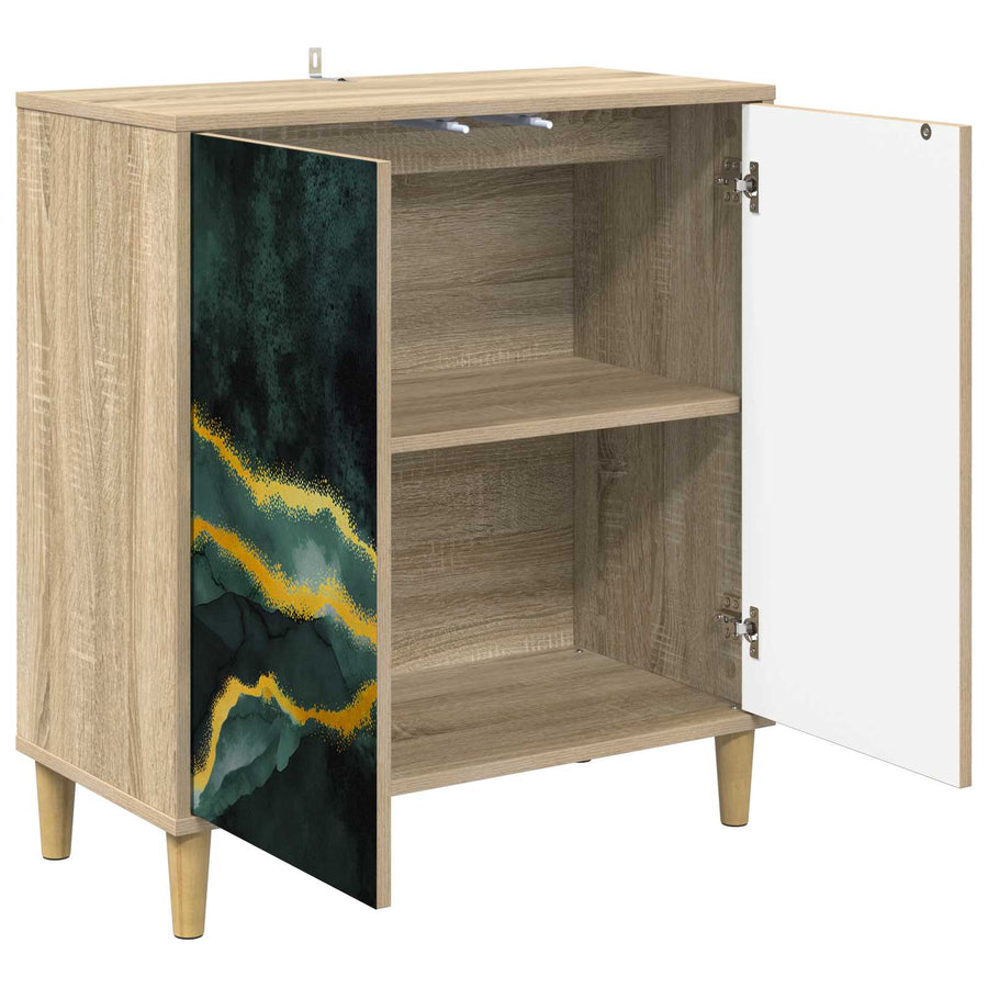 Dressoir WIJHE Sonoma 69 x 33 x 75 cm Bewerkt hout