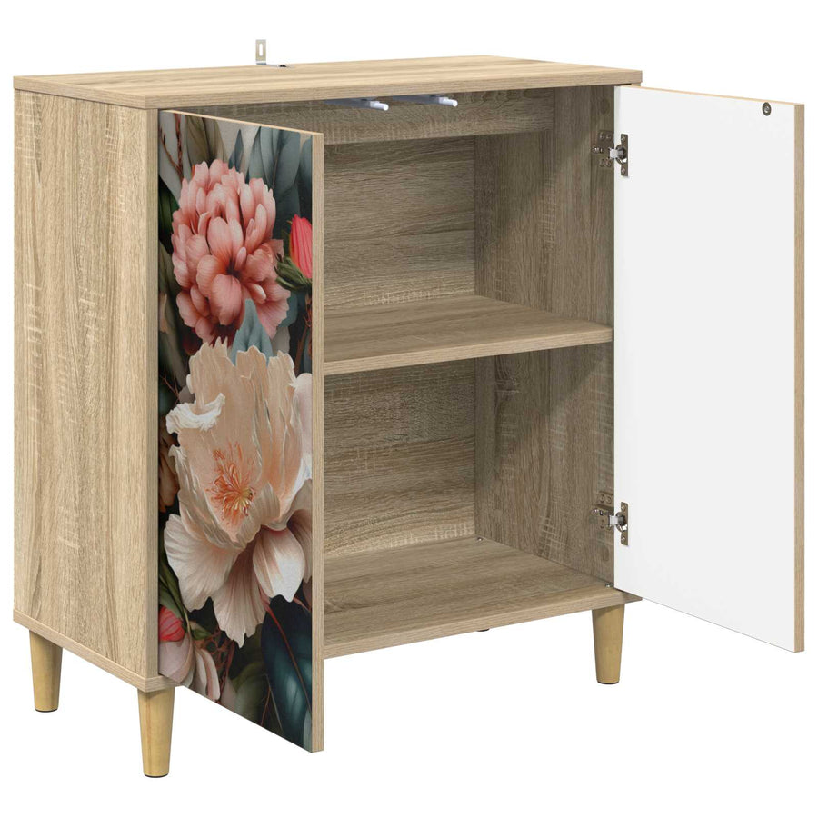 Dressoir BORNE Sonoma 69 x 33 x 75 cm Bewerkt hout