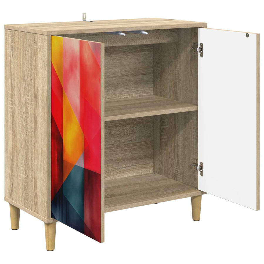 Dressoir HEESCH Sonoma 69 x 33 x 75 cm Bewerkt hout
