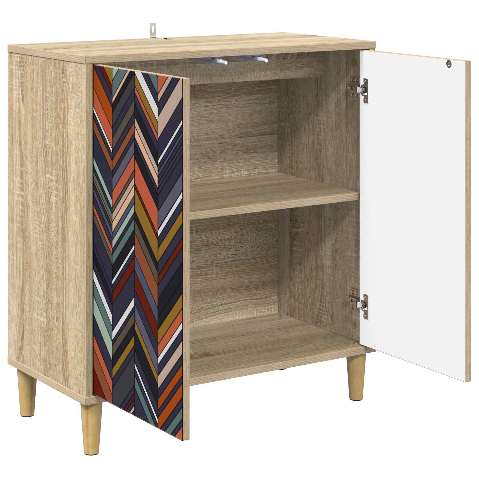 Dressoir OMMEN Sonoma 69 x 33 x 75 cm Bewerkt hout