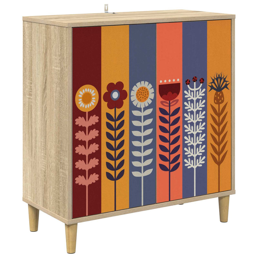 Dressoir ESSEN Sonoma 69 x 33 x 75 cm Bewerkt hout
