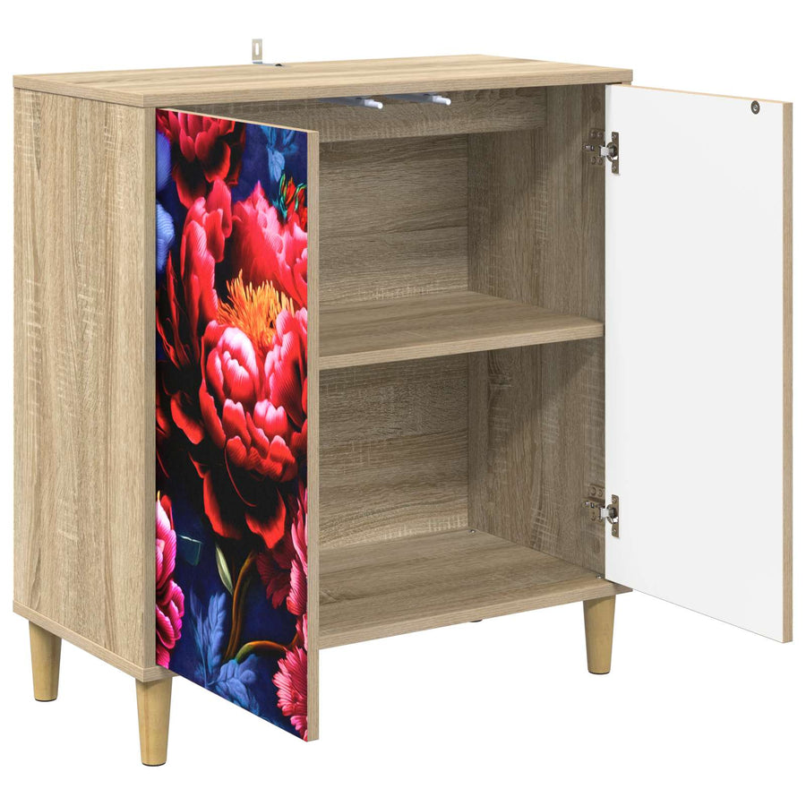 Dressoir KIEL Sonoma 69 x 33 x 75 cm Bewerkt hout
