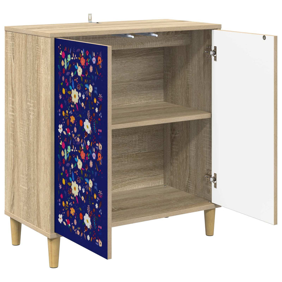 Dressoir MAINZ Sonoma 69 x 33 x 75 cm Bewerkt hout