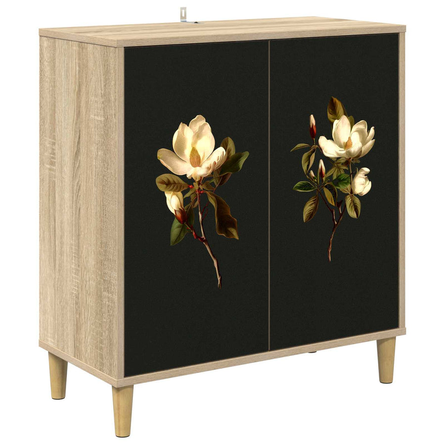Dressoir BREMEN Sonoma 69 x 33 x 75 cm Bewerkt hout