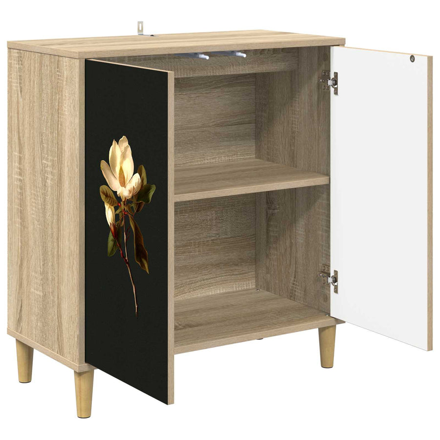 Dressoir BREMEN Sonoma 69 x 33 x 75 cm Bewerkt hout