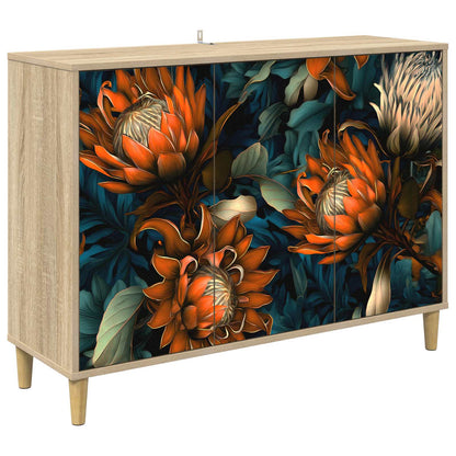 Dressoir LOCHEM Sonoma 102 x 33 x 75 cm Bewerkt hout