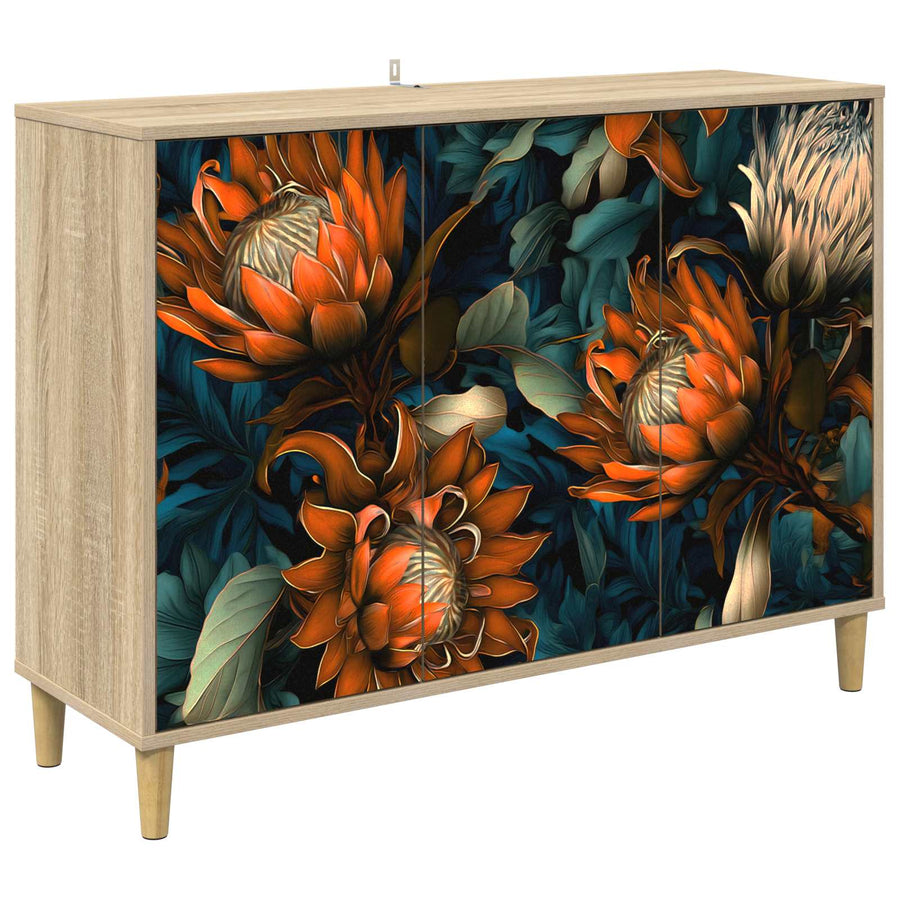 Dressoir LOCHEM Sonoma 102 x 33 x 75 cm Bewerkt hout