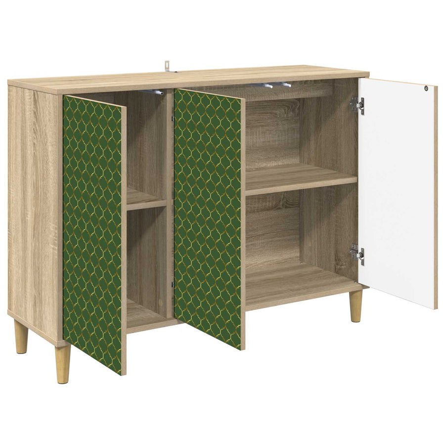 Dressoir GELEEN Sonoma 102 x 33 x 75 cm Bewerkt hout