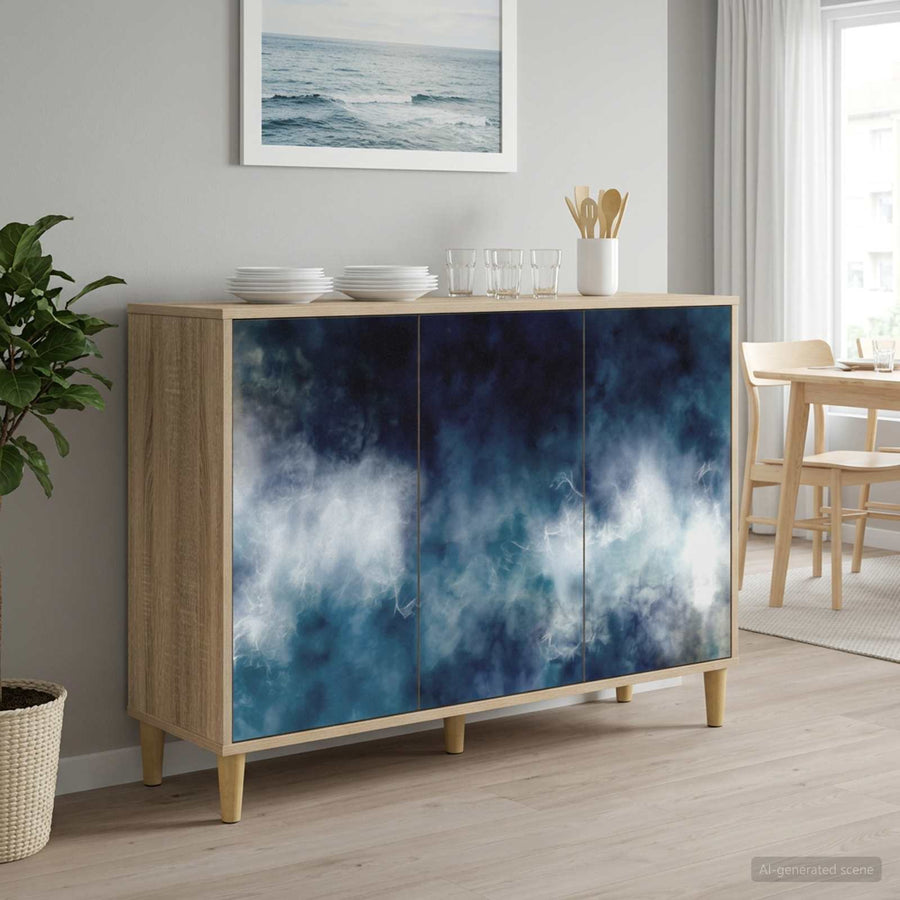 Dressoir RAALTE Sonoma 102 x 33 x 75 cm Bewerkt hout