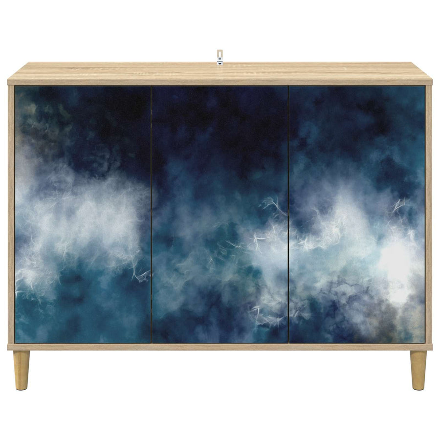 Dressoir RAALTE Sonoma 102 x 33 x 75 cm Bewerkt hout