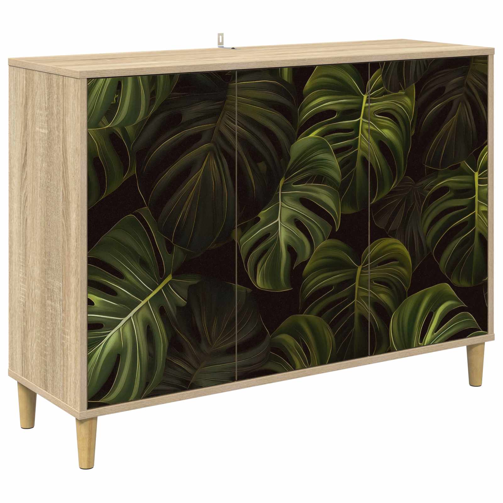 Dressoir ELBURG Sonoma 102 x 33 x 75 cm Bewerkt hout