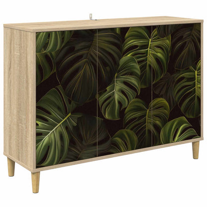 Dressoir ELBURG Sonoma 102 x 33 x 75 cm Bewerkt hout