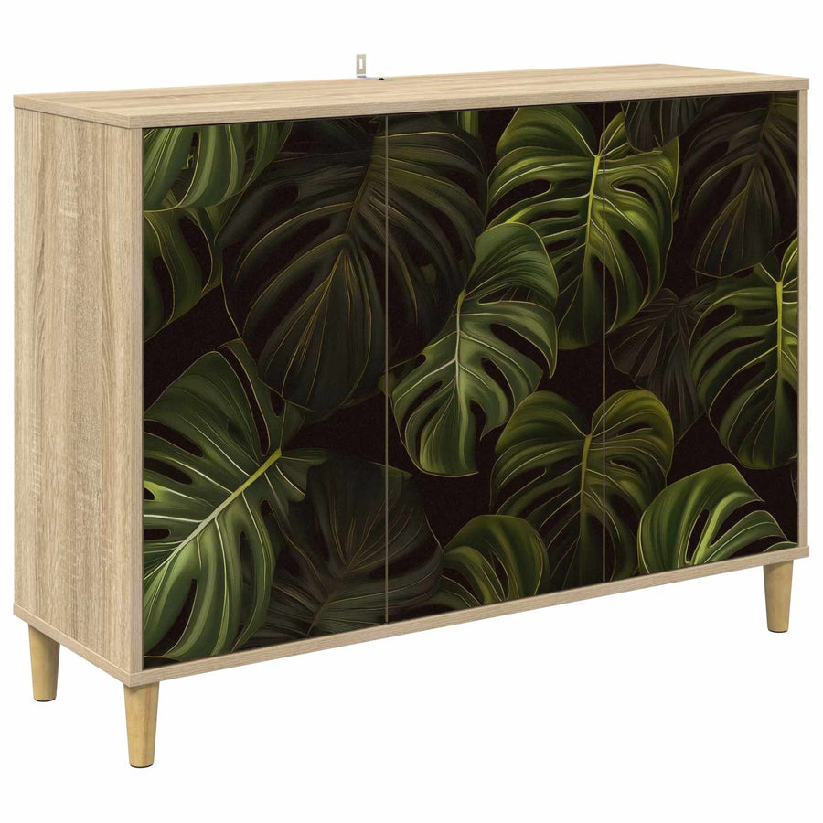 Dressoir ELBURG Sonoma 102 x 33 x 75 cm Bewerkt hout