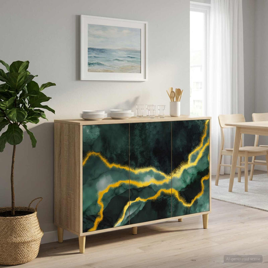 Dressoir WIJHE Sonoma 102 x 33 x 75 cm Bewerkt hout