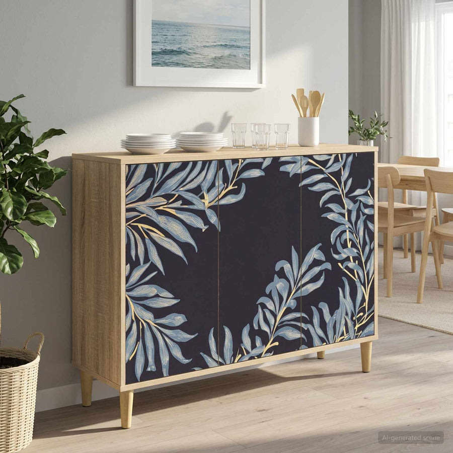 Dressoir DOKKUM Sonoma 102 x 33 x 75 cm Bewerkt hout