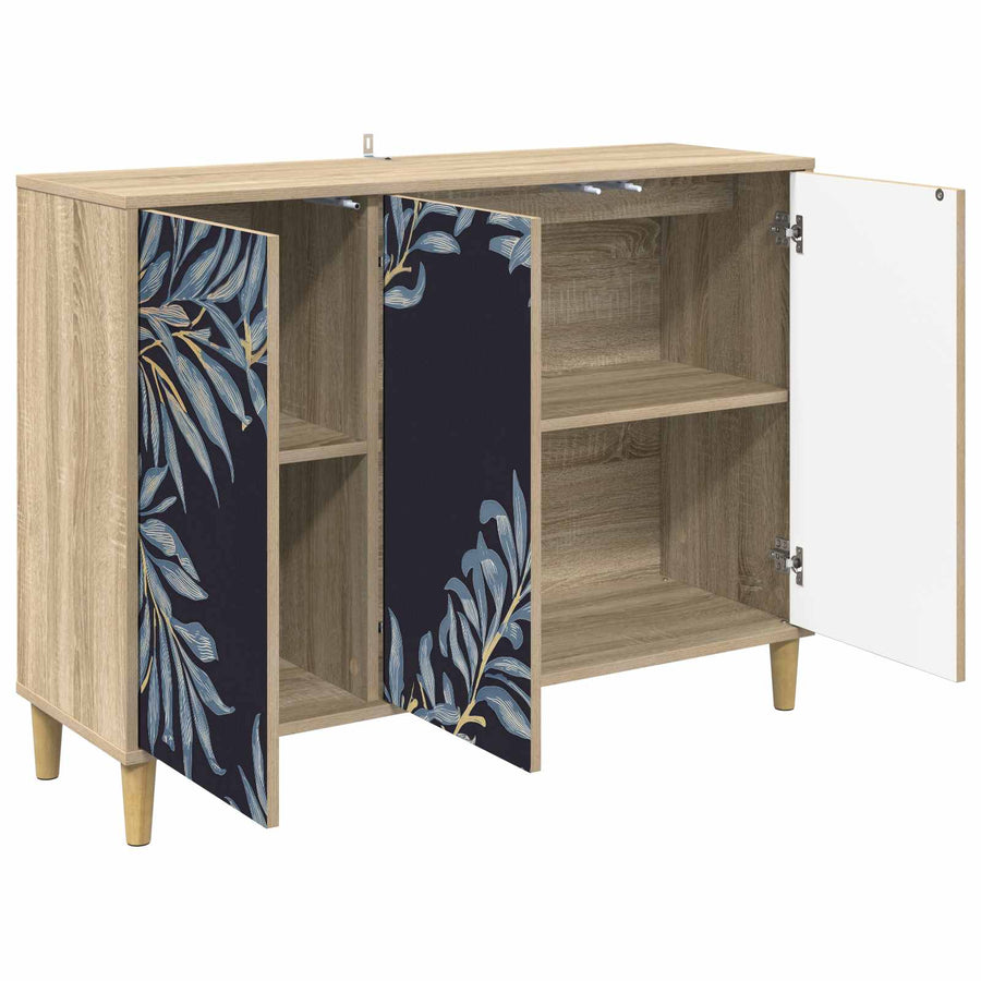 Dressoir DOKKUM Sonoma 102 x 33 x 75 cm Bewerkt hout