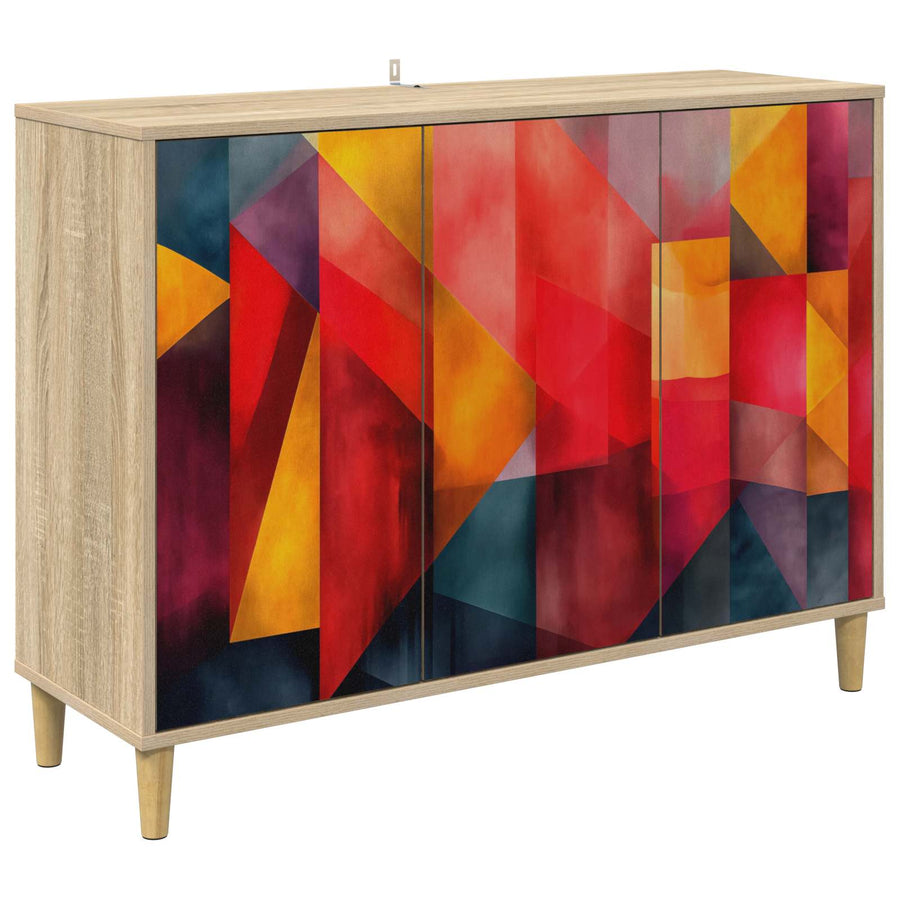 Dressoir HEESCH Sonoma 102 x 33 x 75 cm Bewerkt hout