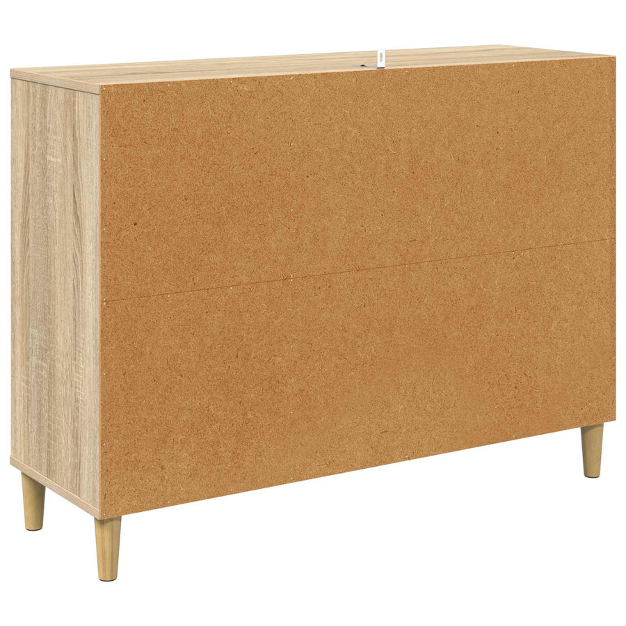 Dressoir BONN Sonoma 102 x 33 x 75 cm Bewerkt hout