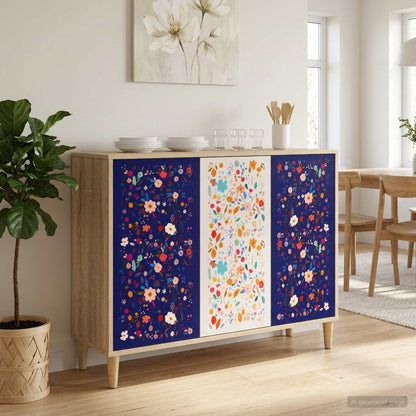 Dressoir MAINZ Sonoma 102 x 33 x 75 cm Bewerkt hout