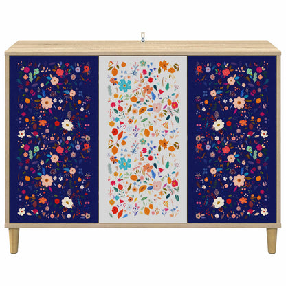 Dressoir MAINZ Sonoma 102 x 33 x 75 cm Bewerkt hout