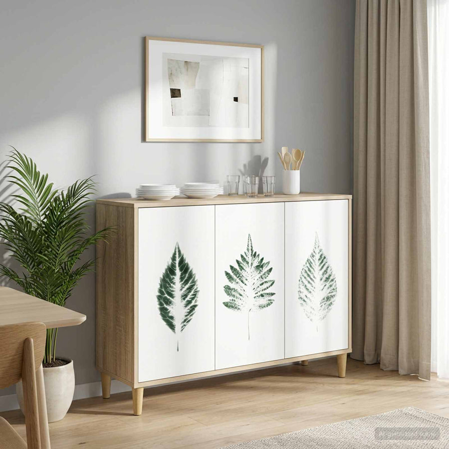 Dressoir HANAU Sonoma 102 x 33 x 75 cm Bewerkt hout