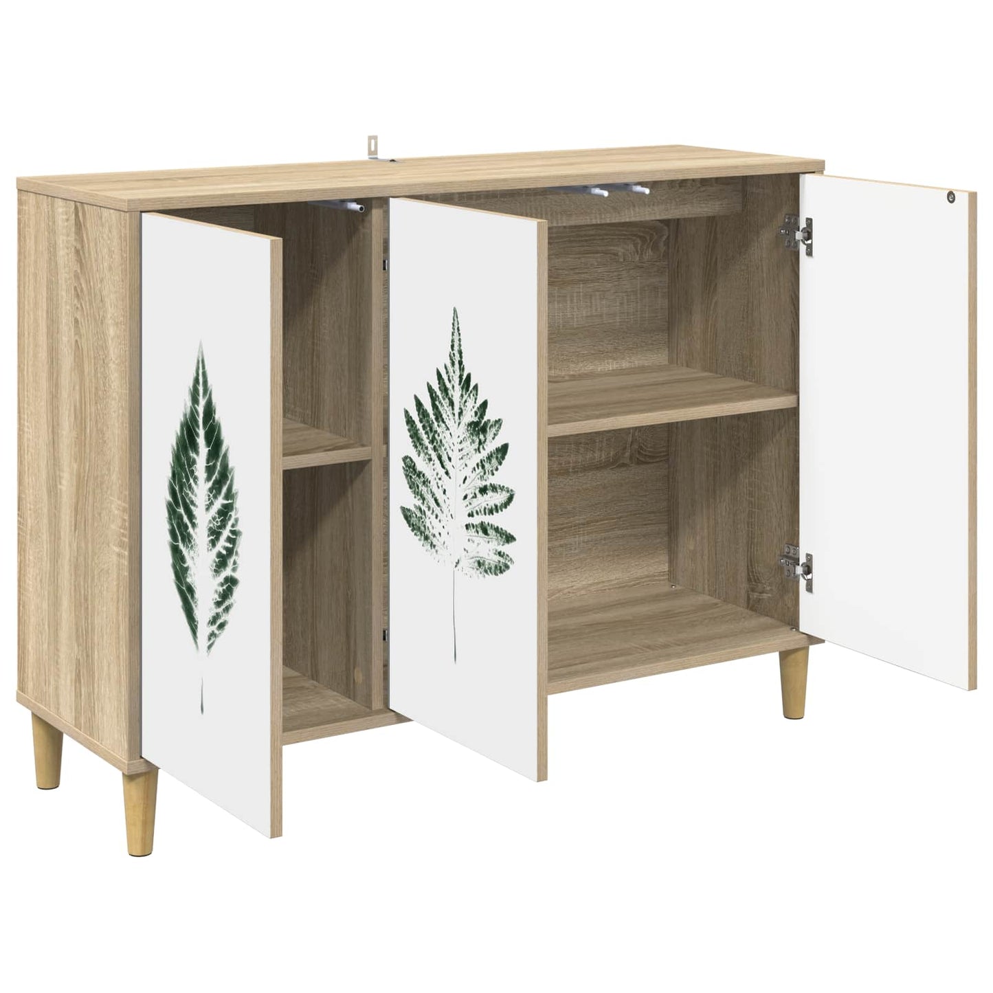 Dressoir HANAU Sonoma 102 x 33 x 75 cm Bewerkt hout